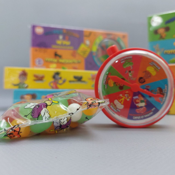 Набор жевательных драже Мармеладские игры. Союзмультфильм (100 г.) Крути, жуй, веселись!